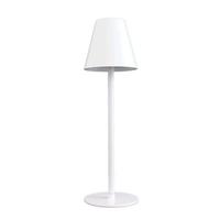 Celestial Lights 13" White Rechargeable Selectable Brightness Settings Bug Light Patio Table Lamp